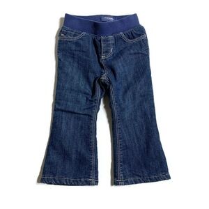 Old navy baby girls 18-24M warm fleece lined boot cut jeans